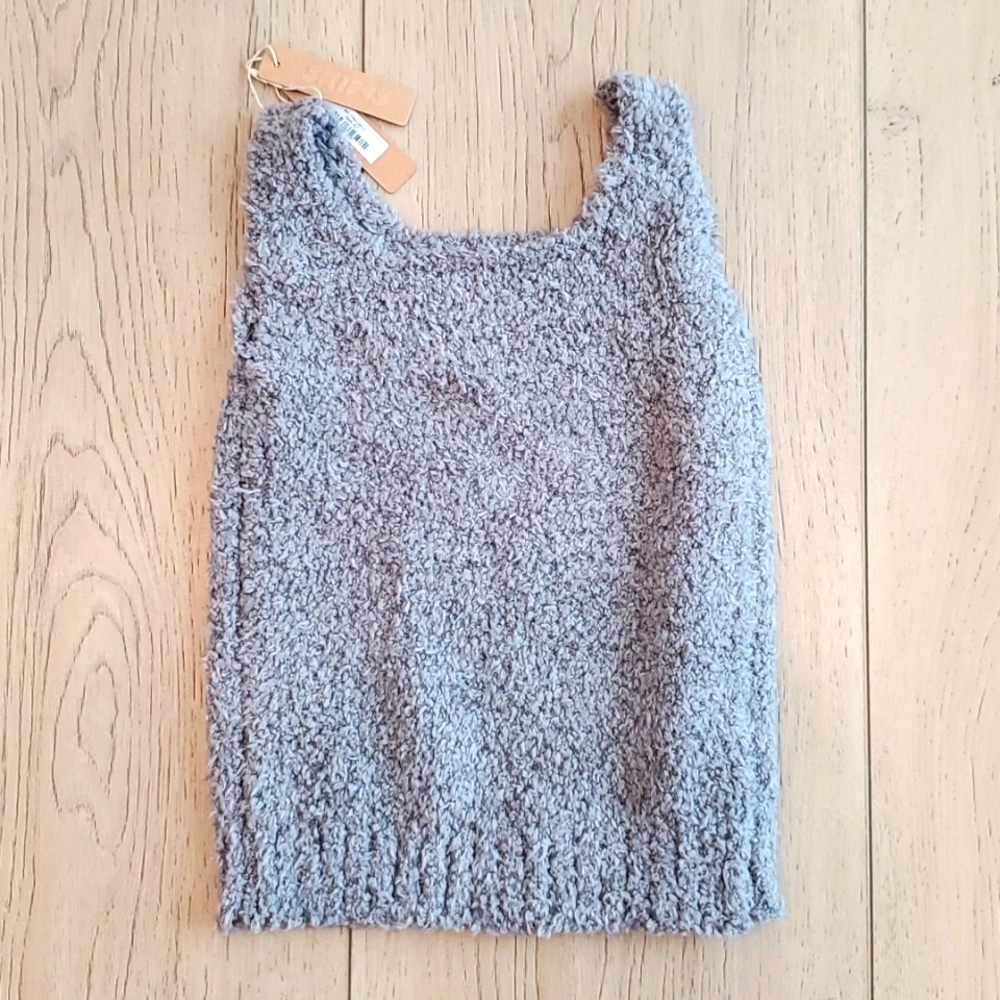 NWT! Skims Kids Cozy Knit Tank Top 6/7Y